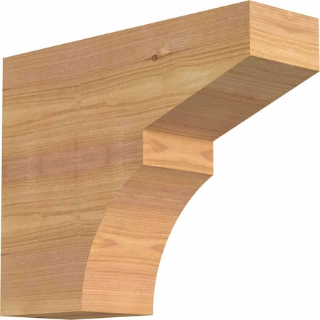 Ekena Millwork Monterey Smooth Rafter Tail, Western Red Cedar, 3 1/2"W x 10"H x 12"L RFT04X10X12MON00SWR